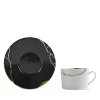 Best Sale 🔔 Bernardaud Kintsugi Charbon Tea Saucer Black 👏