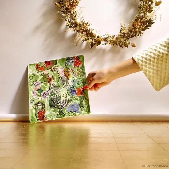 Buy π€© Bernardaud Marc Chagall Asher Tribe Matzah Plate Multi π - Image 3