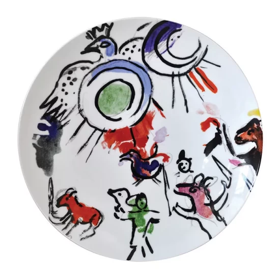 Deals π Bernardaud Marc Chagall Coupe Plate, Set Of 6 Multi β - Image 3