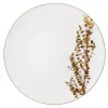 Best Pirce ✔️ Bernardaud Vegetal Coupe Dinner Plate White/gold 💯