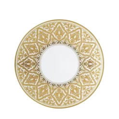 Flash Sale 😀 Bernardaud Venise Coupe Salad Plate White/gold 🤩