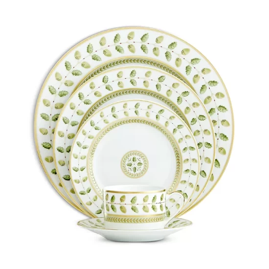 Best Pirce ๐ Bernardaud Constance Dinnerware Collection Green/gold ๐ - Image 2