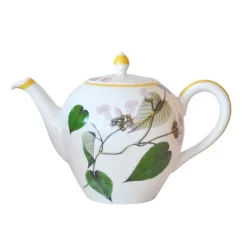 New 🧨 Bernardaud Jardin Indien Teapot Floral 👏