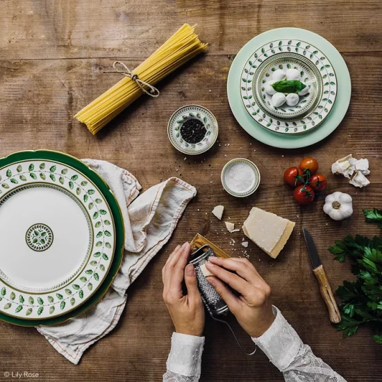 Best Pirce ๐ Bernardaud Constance Dinnerware Collection Green/gold ๐ - Image 4
