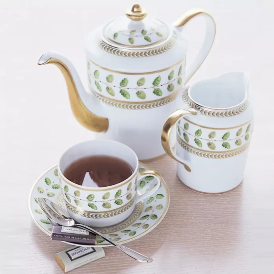 Best Pirce ๐ Bernardaud Constance Dinnerware Collection Green/gold ๐ - Image 6