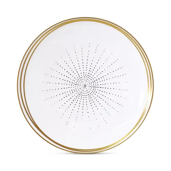 Outlet 😉 Bernardaud Aboro Coupe Dinner Plate White 💯