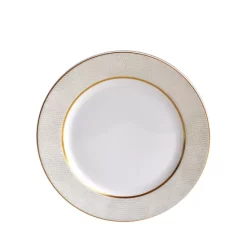Hot Sale 🥰 Bernardaud Sauvage White Salad Plate Gold/white 😍