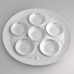 Promo ๐คฉ Bernardaud Louvre Mini Seder Plates, Set Of 6 White ๐ฅ