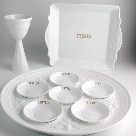 Promo ๐คฉ Bernardaud Louvre Mini Seder Plates, Set Of 6 White ๐ฅ - Image 2