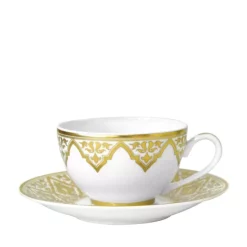 Buy 🧨 Bernardaud Venise Teacup White/gold 🥰