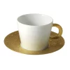 New 🧨 Bernardaud Ecume Teacup Gold ✔️