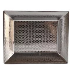 Hot Sale ✔️ Bernardaud Divine Porcelain Rectangular Dish Platinum 🎁