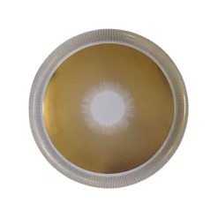Best Sale 👍 Bernardaud Sol Flat Round Dish Gold/white ✨