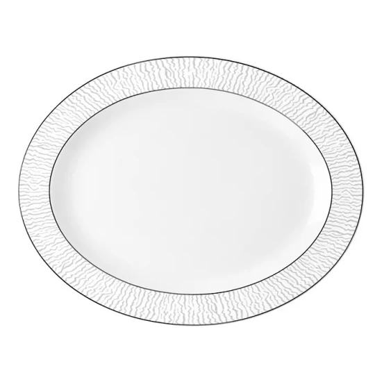 Buy ๐ Bernardaud Dune Oval Platter, 13" No Color ๐