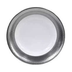 Buy ⌛ Bernardaud Divine Vegetable Bowl, 9.5" White/platinum 👏