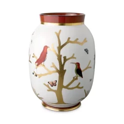 Coupon 🥰 Bernardaud Aux Oiseaux Vase White ✔️