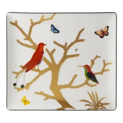 Cheapest ๐ Bernardaud Aux Oiseaux Porcelain Rectangular Tray Multi ๐