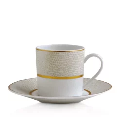 Coupon 😉 Bernardaud Sauvage White After Dinner Cup Gold/white 😉