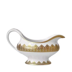 Promo 💯 Bernardaud Venise Gravy Boat White/gold 🤩