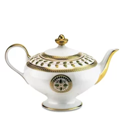 Brand new 😍 Bernardaud Constance Teapot Green/gold 🛒
