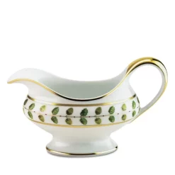Cheapest 🤩 Bernardaud Constance Gravy Boat Green/gold 💯