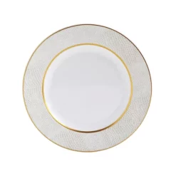 Promo 👏 Bernardaud Sauvage White Bread & Butter Plate Gold/white ❤️
