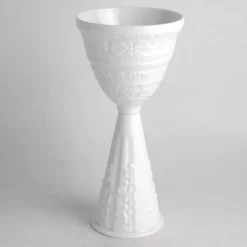 Buy 🎉 Bernardaud Louvre Judaica Kiddush Cup White 🛒