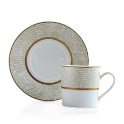 Best reviews of 🥰 Bernardaud Sauvage White After Dinner Saucer Gold/white 🥰