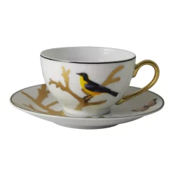 New ✨ Bernardaud Aux Oiseaux Tea Saucer Multi 🥰