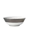 Budget 🔔 Bernardaud Divine Salad Bowl Platinum And White 🧨