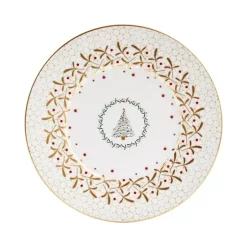 Best reviews of 👍 Bernardaud Noel Blanc Salad Plate White 💯