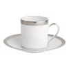 Promo 🔥 Bernardaud Athena Coffee Saucer Platinum 🥰