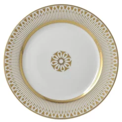 Best reviews of 😉 Bernardaud Soleil Levant Salad Plate White/gold 💯