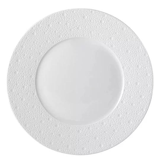 Best Pirce 👏 Bernardaud Ecume White Dinner Plate 🌟