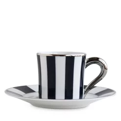 Cheapest 💯 Bernardaud Galerie Royale Bleu Nuit Tea Cup White/blue 😀