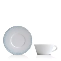 New ๐ Bernardaud Saphir Bleu Tea Cup White ๐