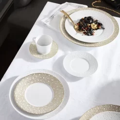 Brand new ๐ Bernardaud Ecume Mordore Collection White ๐